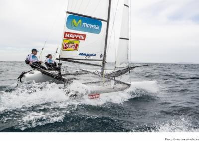  El Nacra 17 "Movistar", en la Final de Kiel